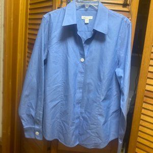 Coldwater creek •  blue women’s button down shirt Size Large